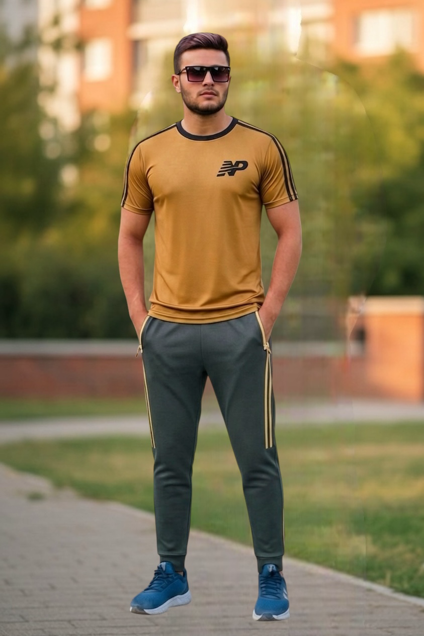 Men's Athletic Summer Tracksuit Set