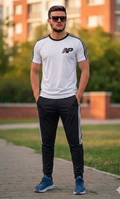 NP Summer Tracksuit Set - White & Black