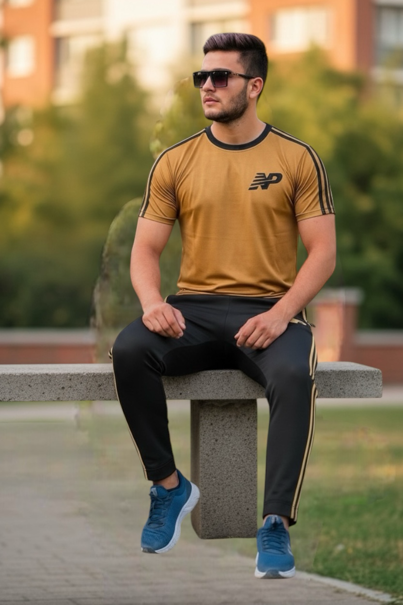 Men's Athletic Summer Tracksuit Set