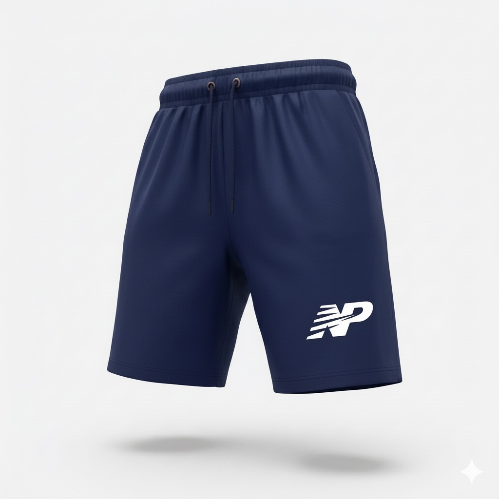 Athletic Performance Shorts - Blue & Black