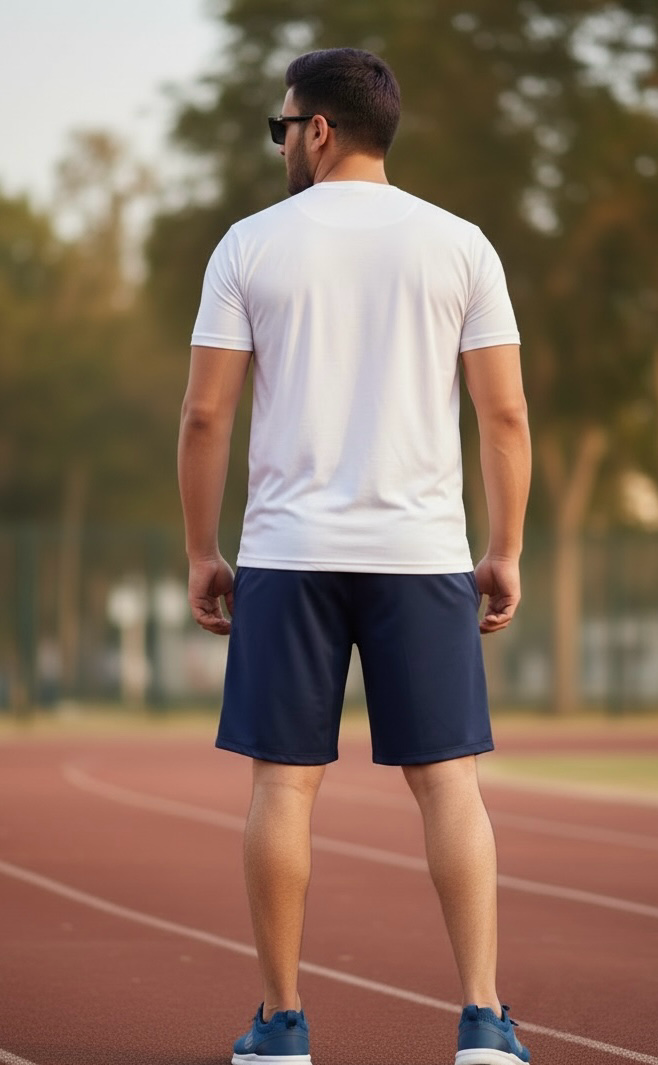 Athletic Performance Shorts - Blue & Black