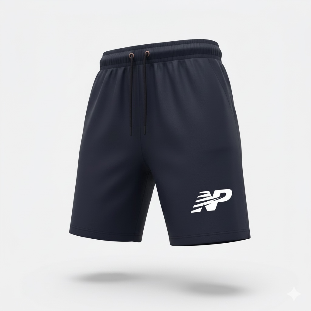 Athletic Performance Shorts - Blue & Black